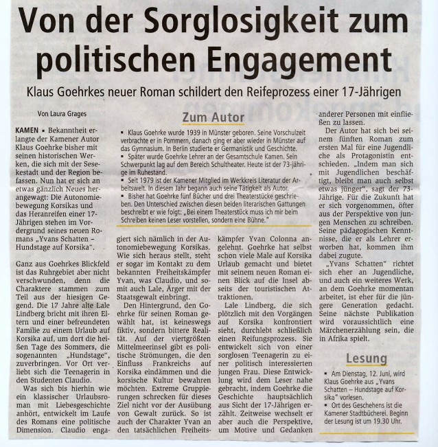 Hellweger Anzeiger vom 17. Mai 2012 Hellweger Anzeiger vom 17. Mai 2012